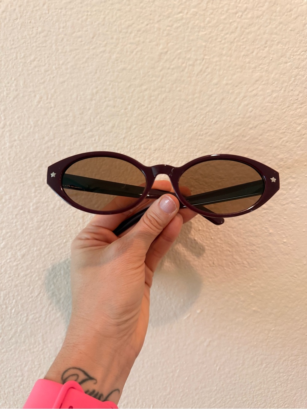 Brown wine Frame Sunglasses with Brown Lenses - Picture 3 of 7
